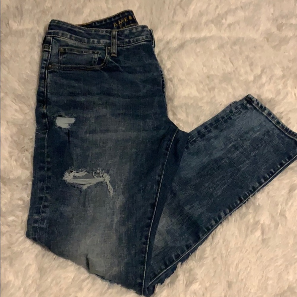 American Eagle ripped jeans